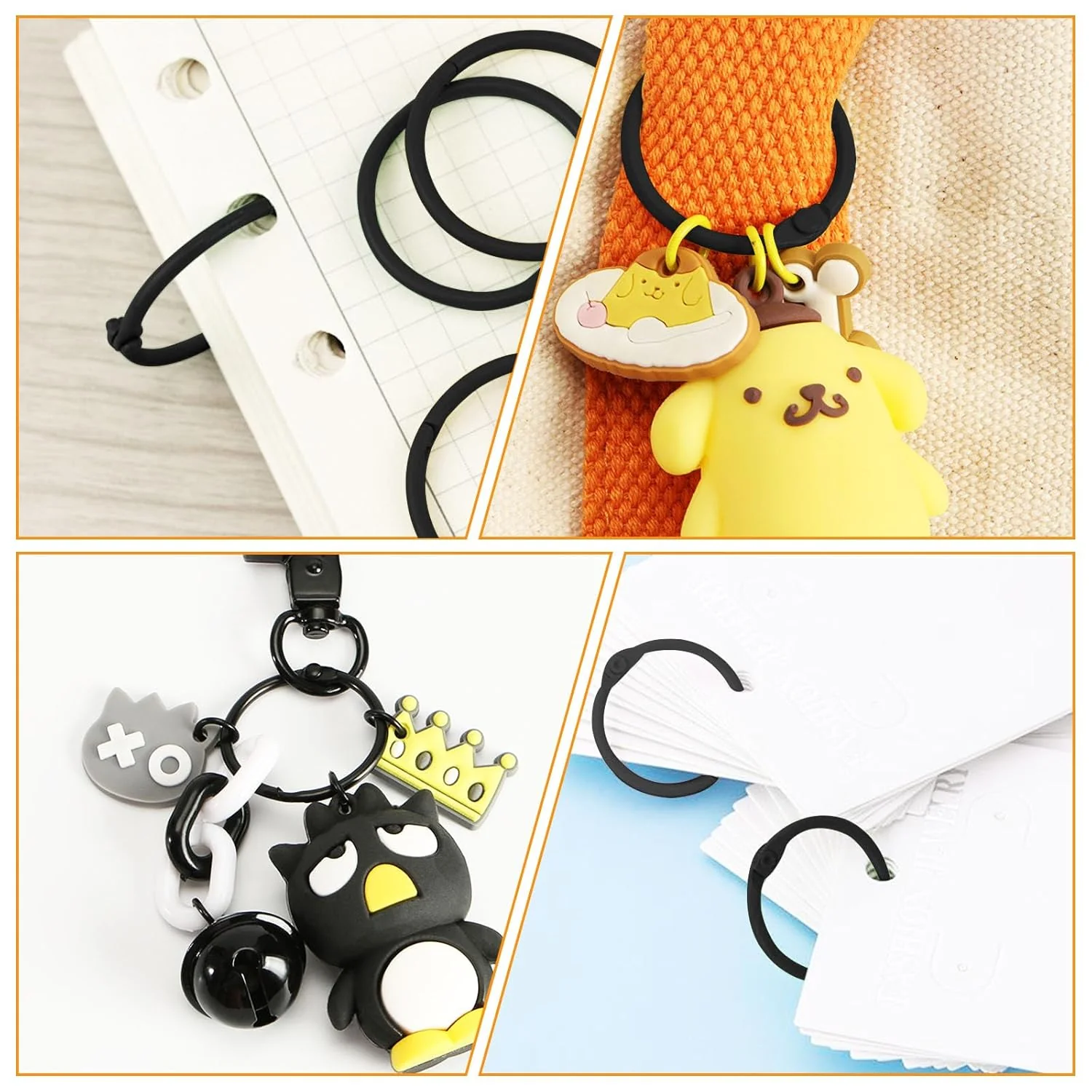 19mm Book Rings - Black - Image 10