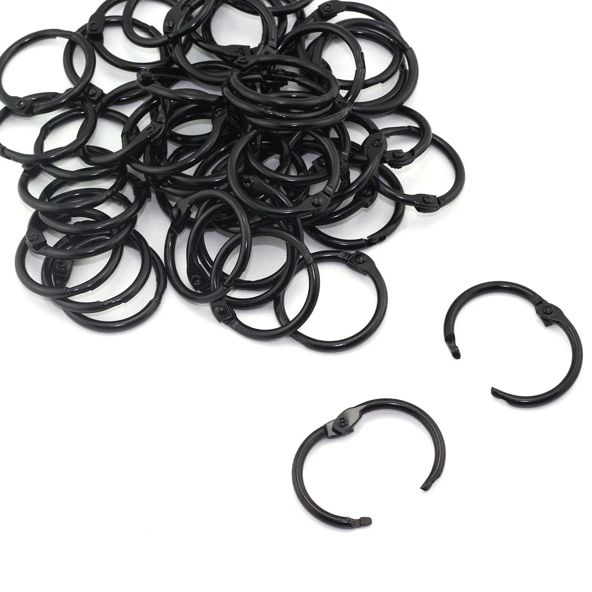 19mm Book Rings - Black - Image 7