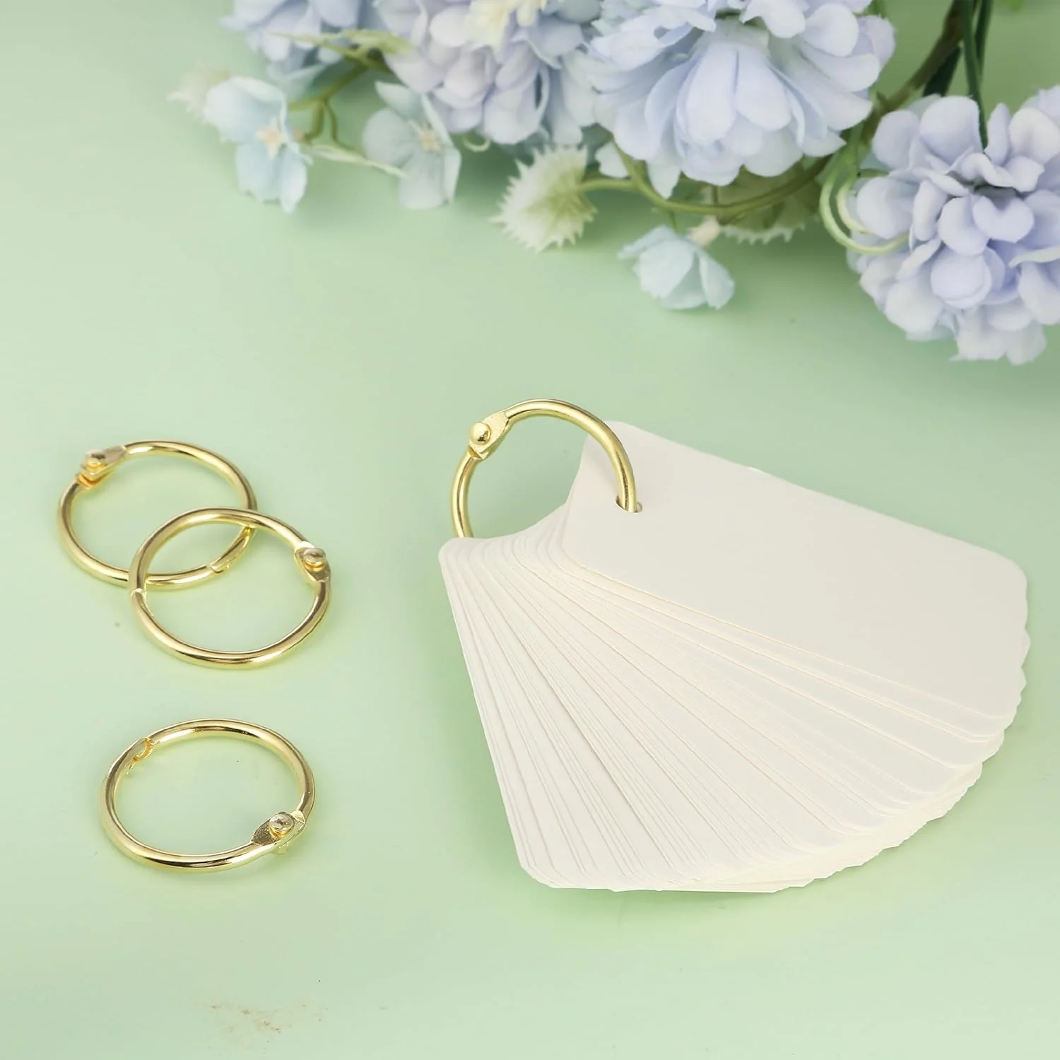 19mm Book Rings - Gold - Image 3