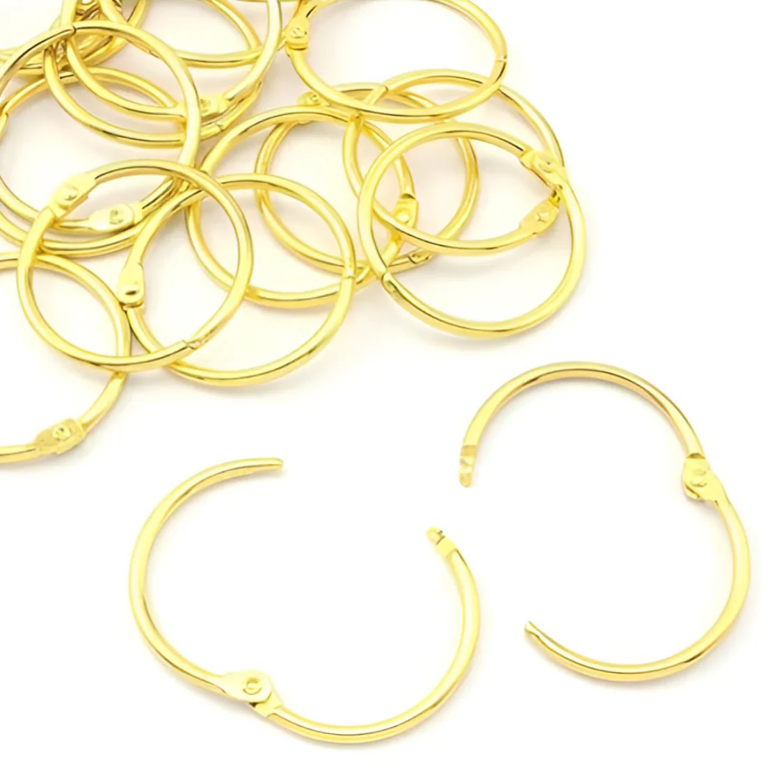 19mm Book Rings - Gold - Image 7