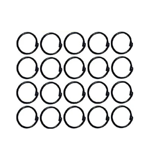 25mm Book Rings - Black - Image 8