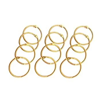 25mm Book Rings - Gold - Image 6