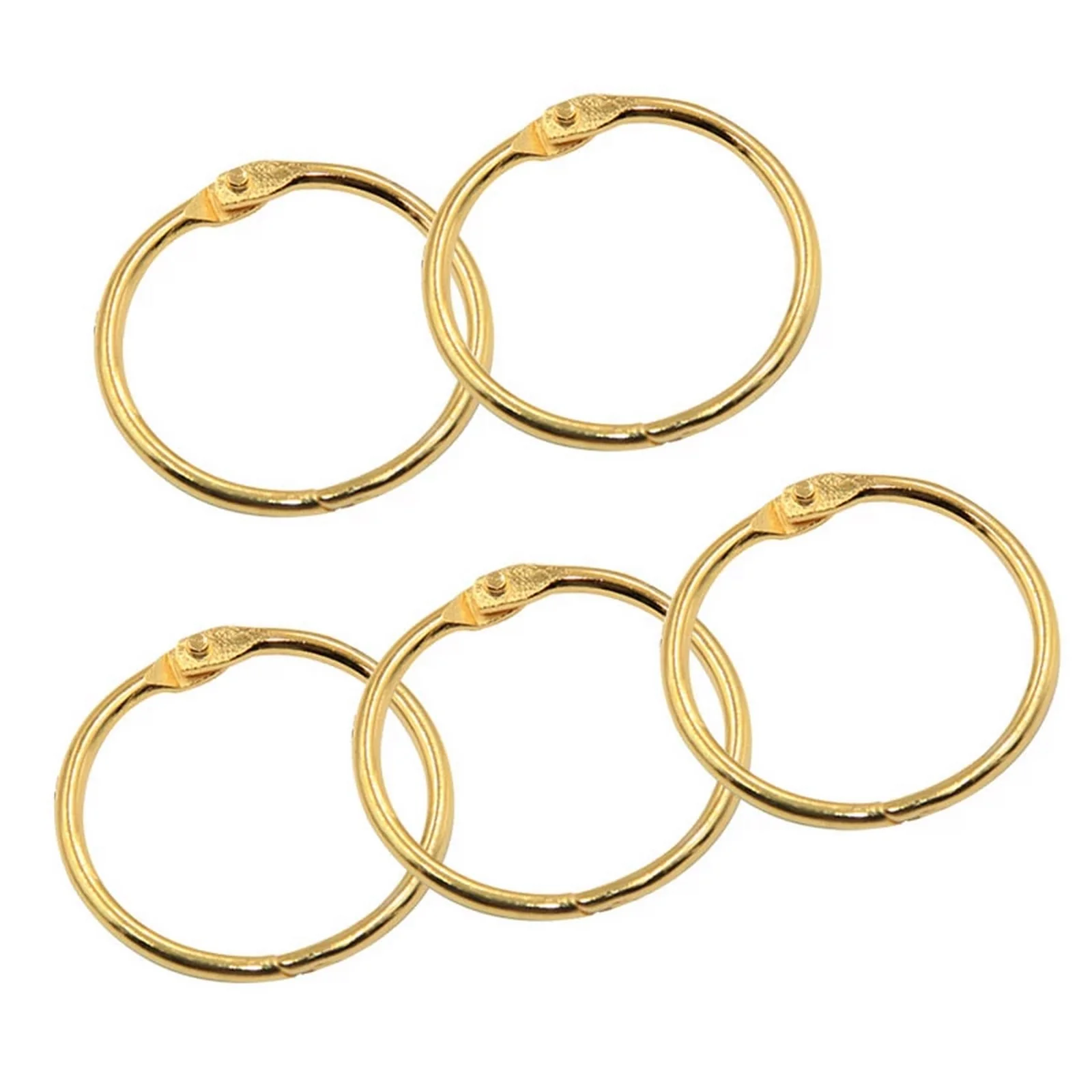 25mm Book Rings - Gold - Image 7