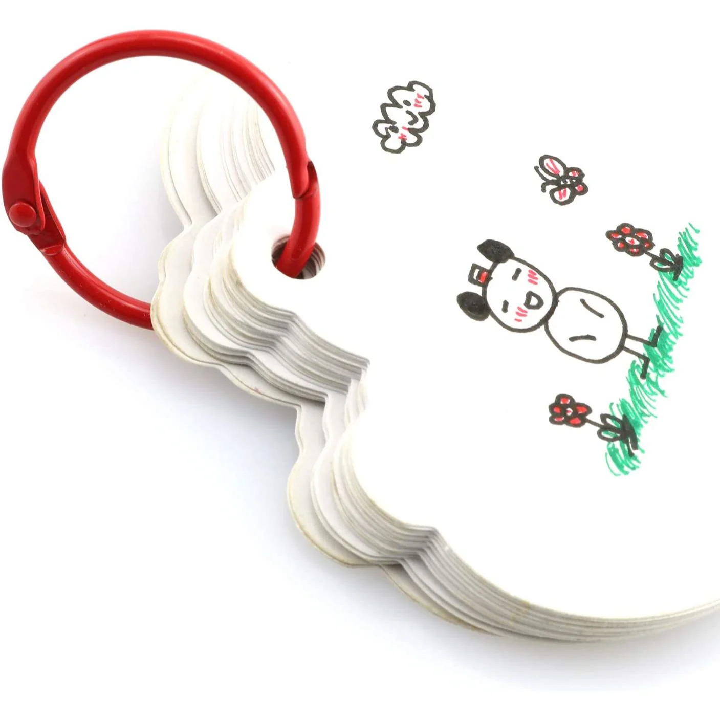 25mm Book Rings - Red - Image 4