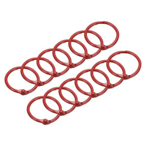 25mm Book Rings - Red - Image 8