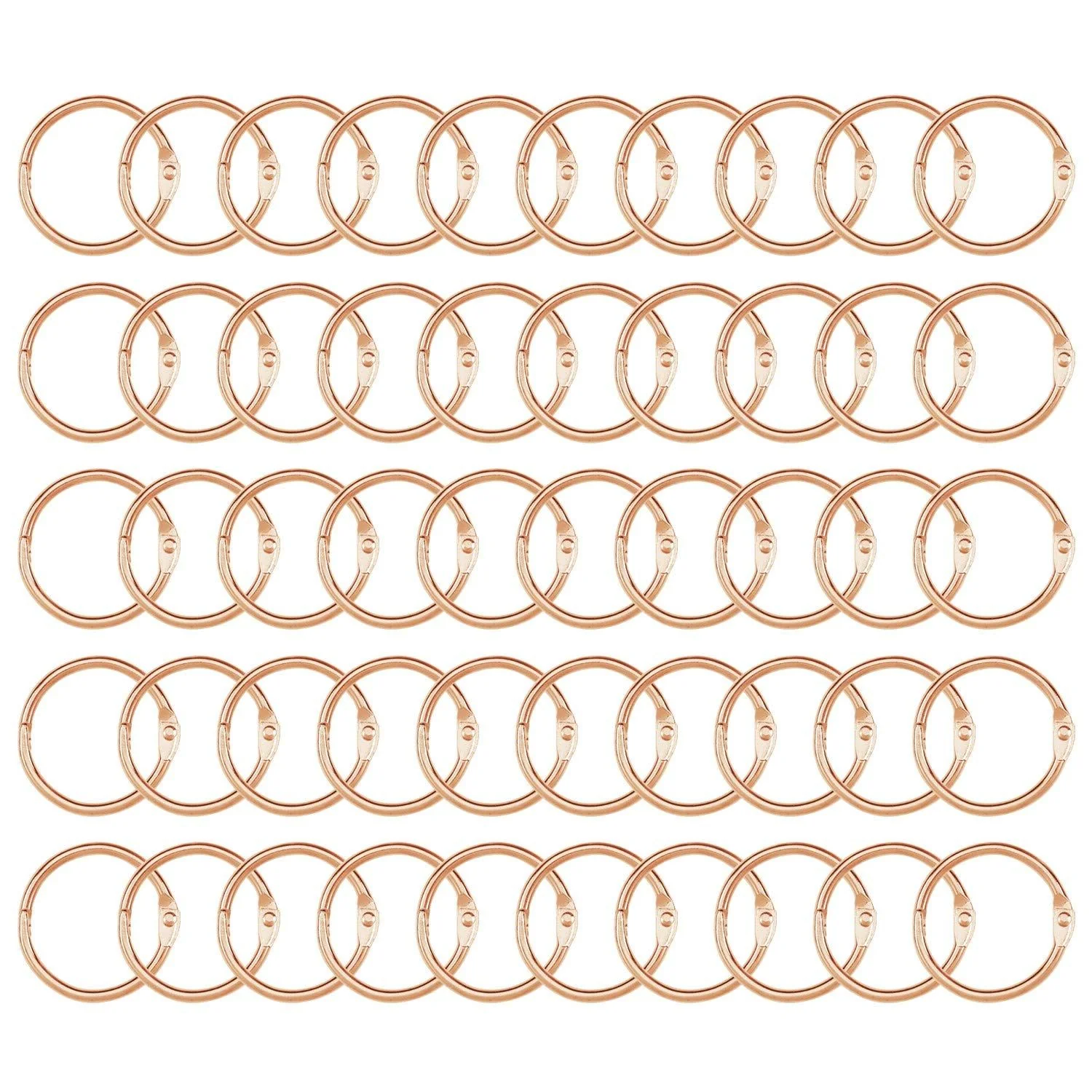 25mm Book Rings - Rose Gold - Image 6