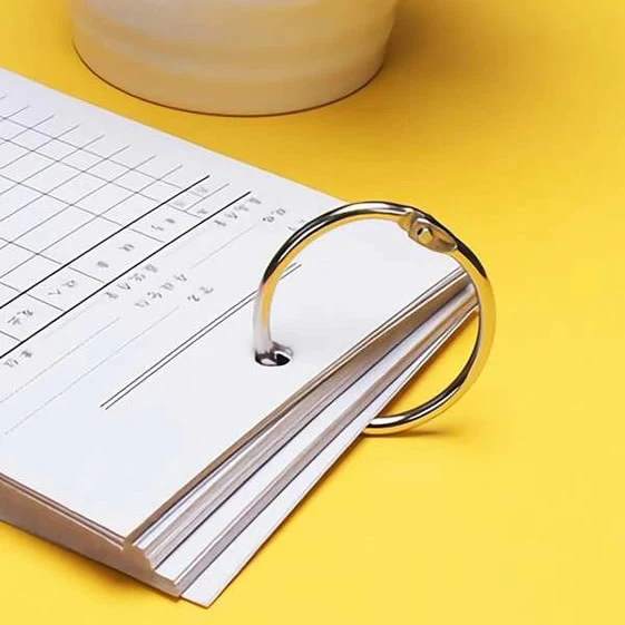 32mm Book Rings  - Silver - Image 4