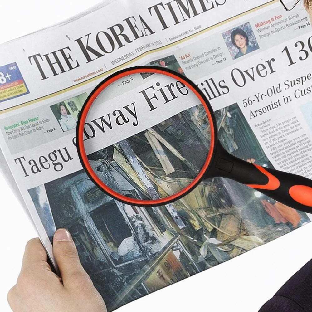 8x Handheld Magnifier - Large - Image 5