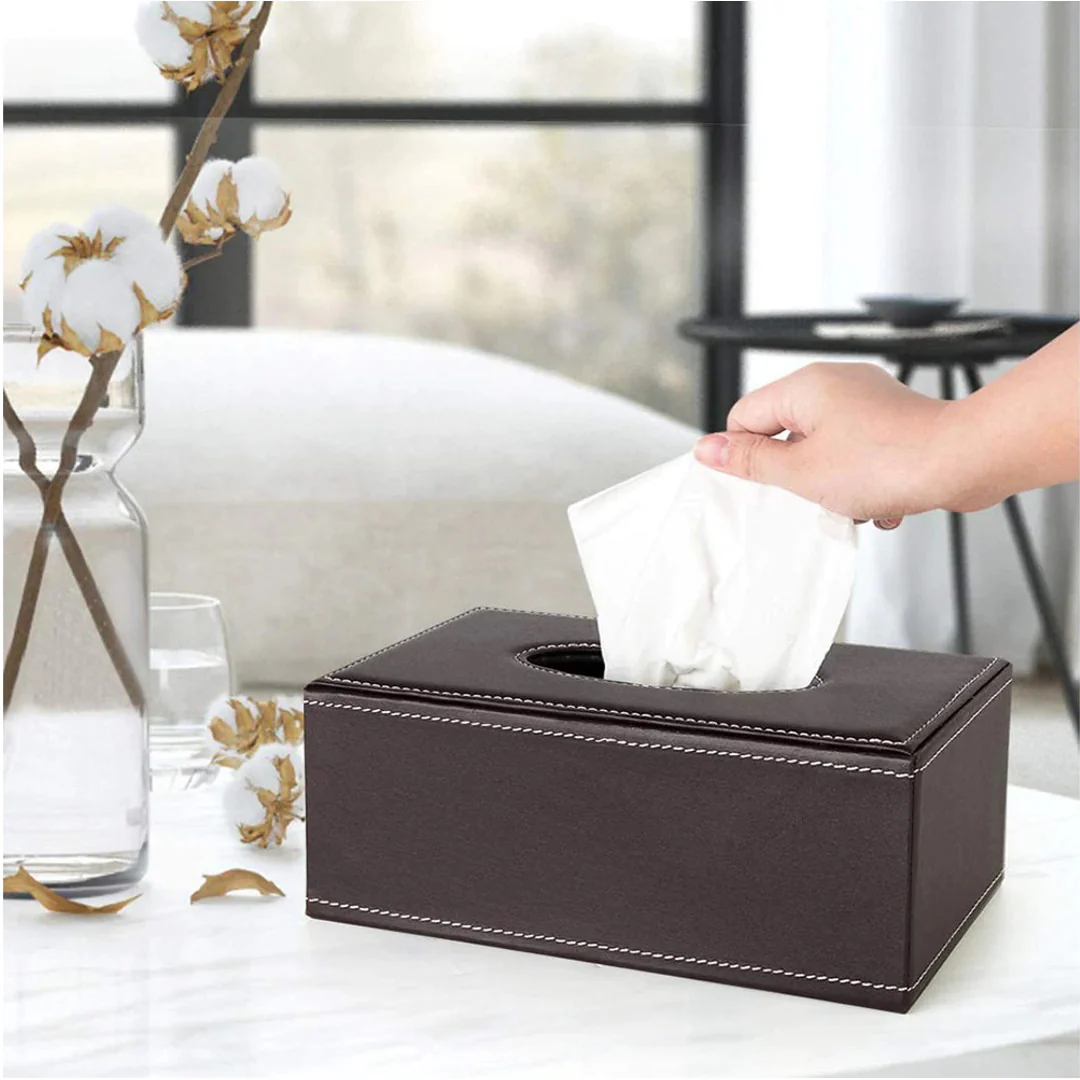 Leather Tissue Paper Holder - Image 12