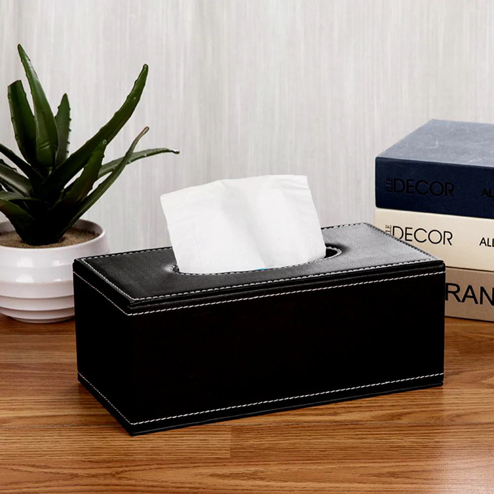 Leather Tissue Paper Holder - Image 5