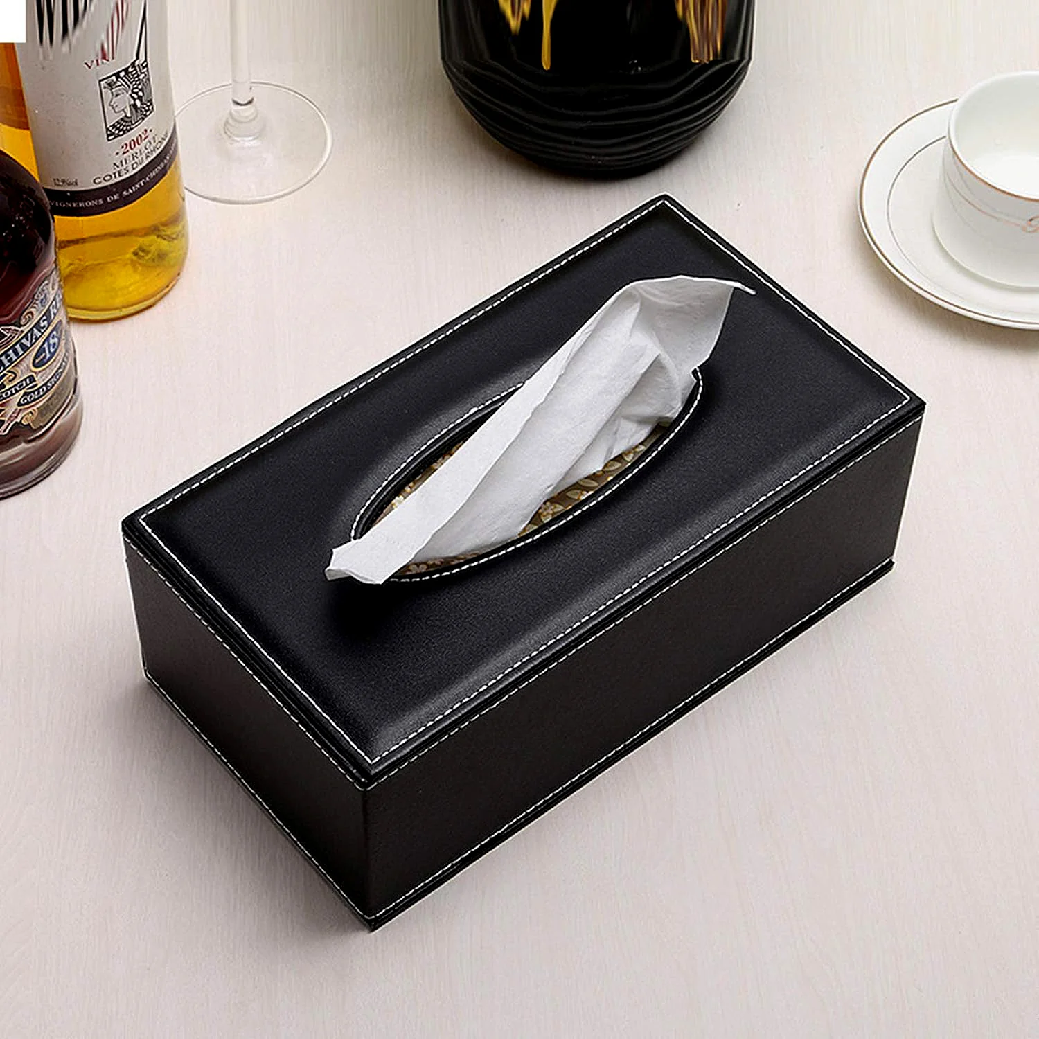 Leather Tissue Paper Holder - Image 7