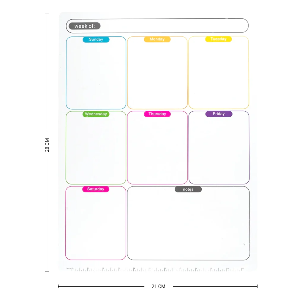 Magnetic Weekly Planner - A4 / A3 - Image 6