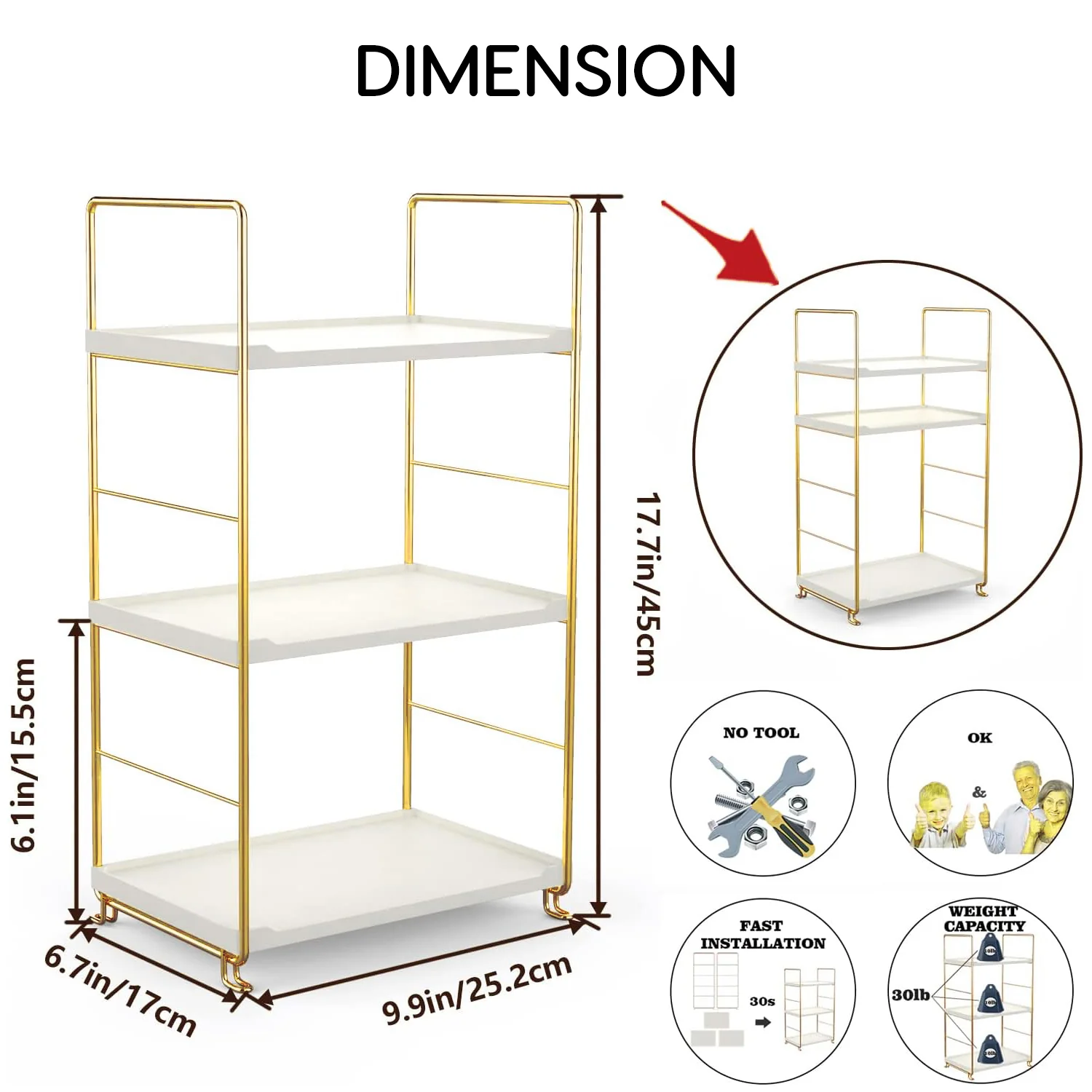 ModStack Shelf Dividers - 3 Tier - Image 11