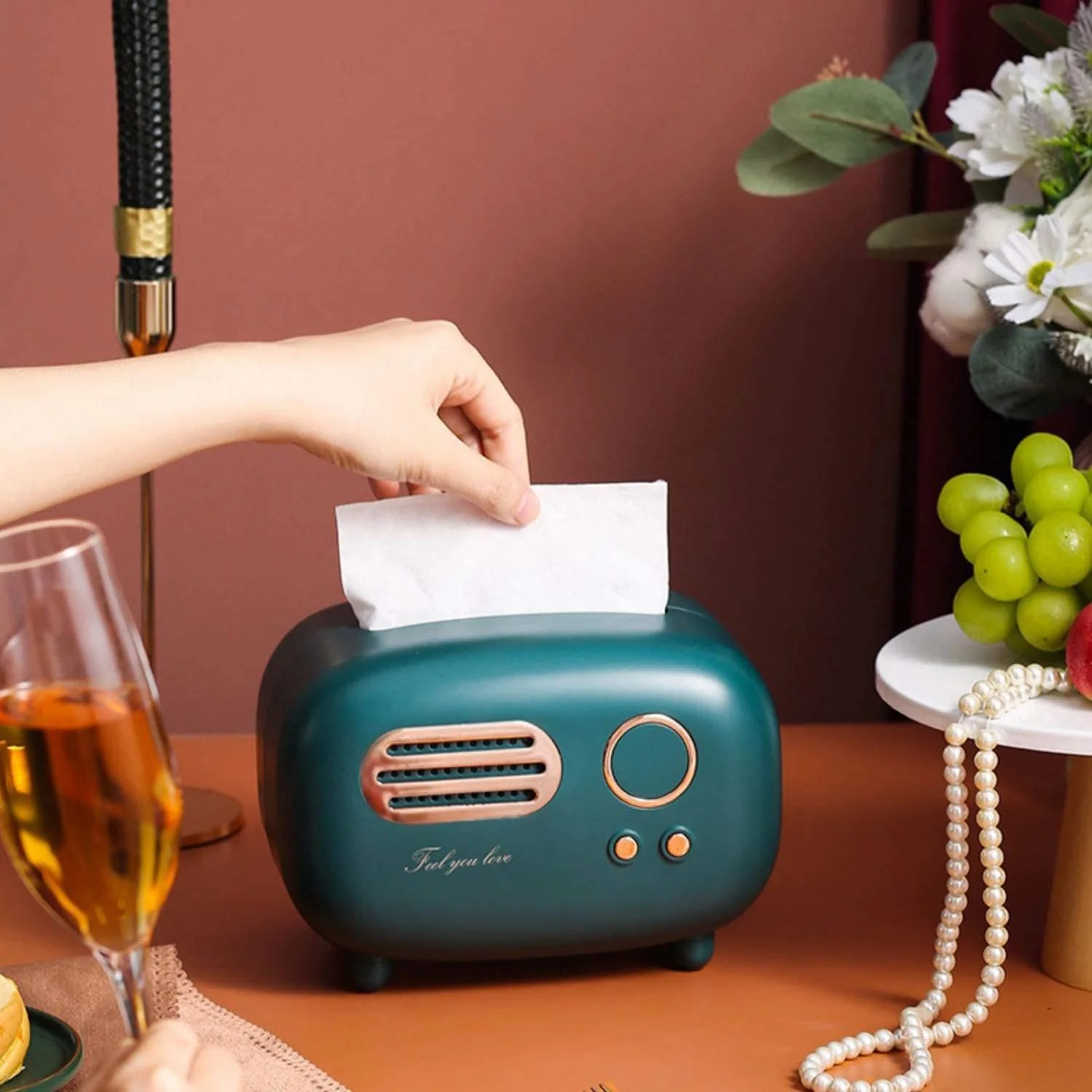 Retro Tissue Paper Holder - Medium - Image 3