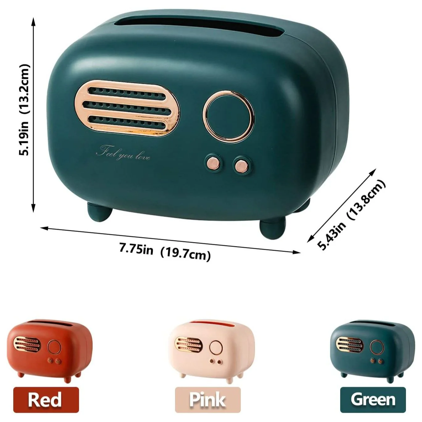 Retro Tissue Paper Holder - Medium - Image 4