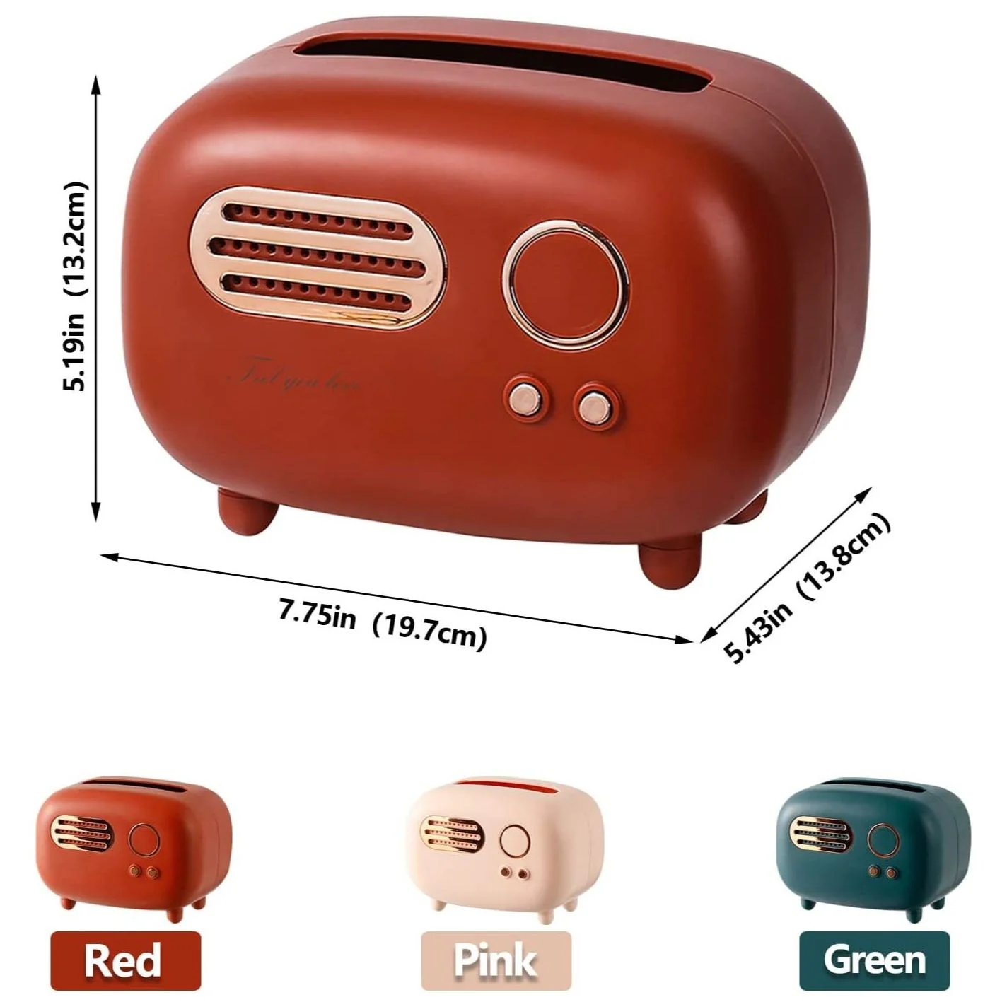 Retro Tissue Paper Holder - Medium - Image 9