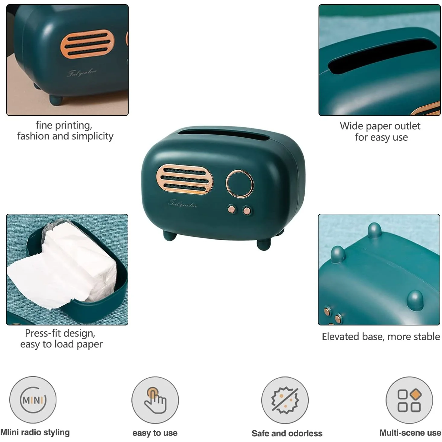 Retro Tissue Paper Holder - Small - Image 5