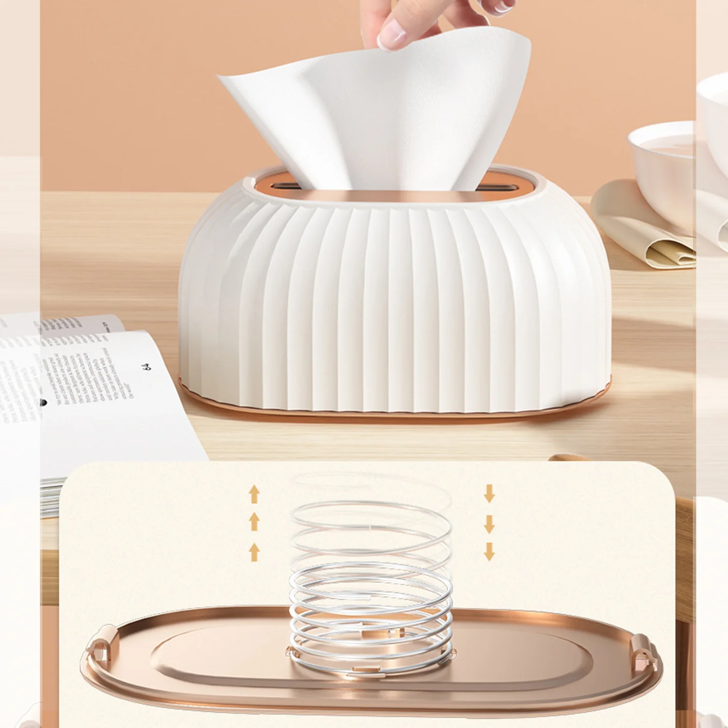 Streak Tissue Paper Holder - Image 4